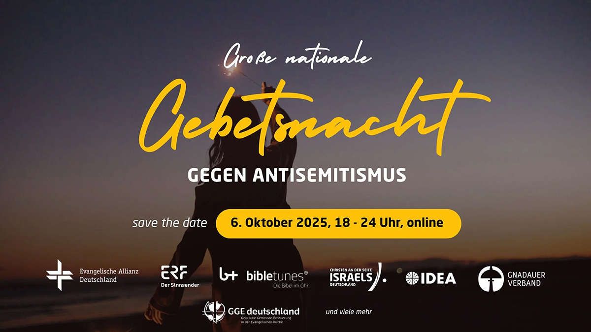 Christliche Allianz für Israel: Gebetsnacht am 6. Oktober