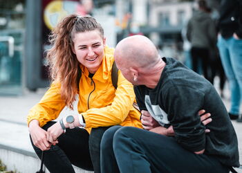 Gespräch beim GO-Day (Bild: GO-Movement)